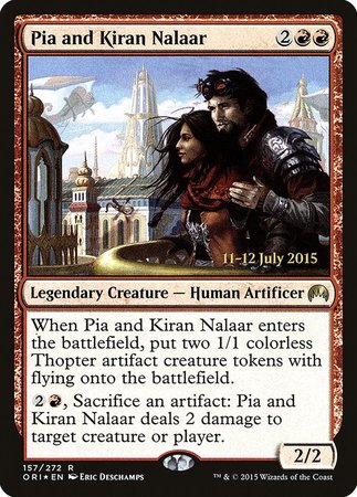 Pia and Kiran Nalaar [Magic Origins Promos] | Gate City Games LLC