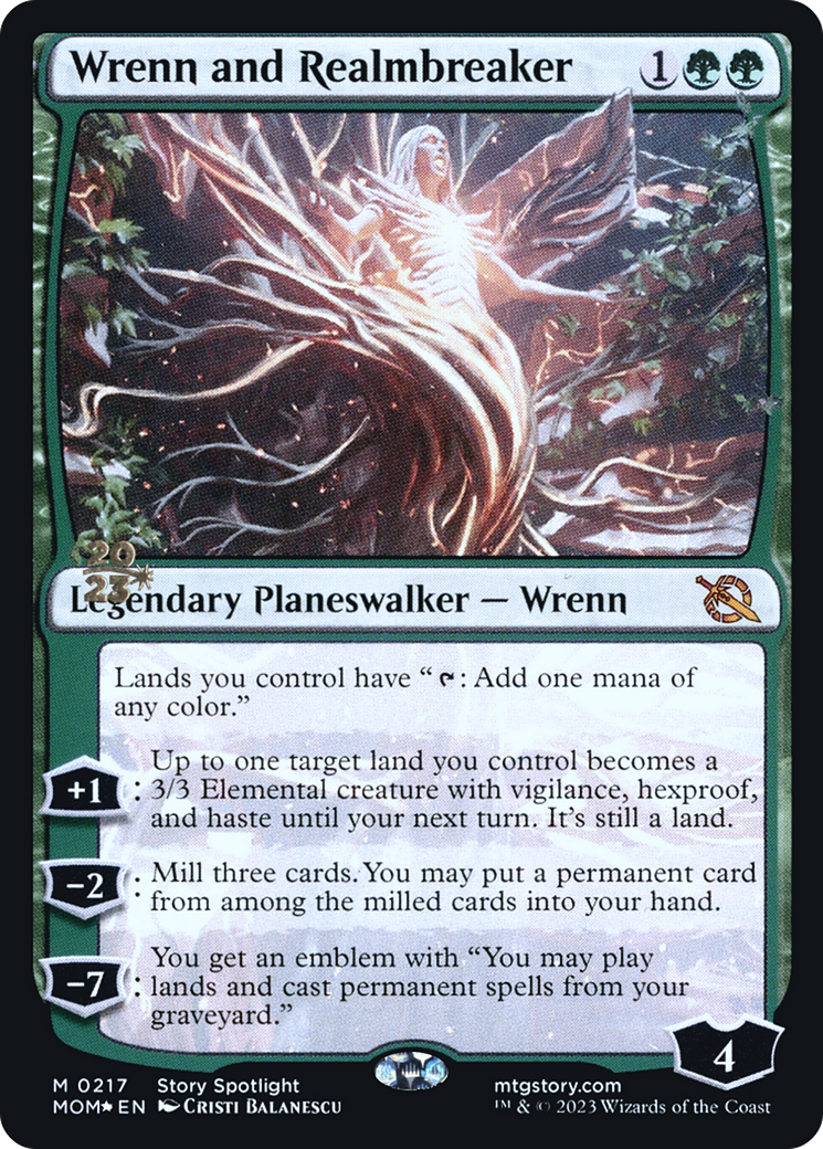 Wrenn and Realmbreaker [March of the Machine Prerelease Promos] | Gate City Games LLC