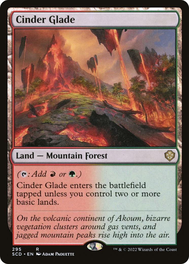 Cinder Glade [Starter Commander Decks] | Gate City Games LLC