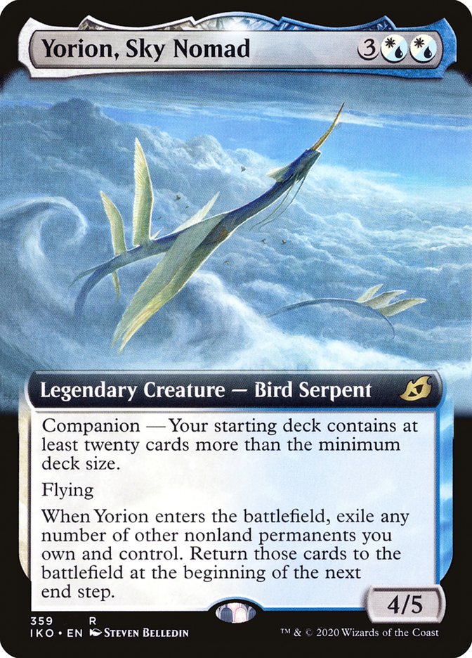 Yorion, Sky Nomad (Extended Art) [Ikoria: Lair of Behemoths] | Gate City Games LLC