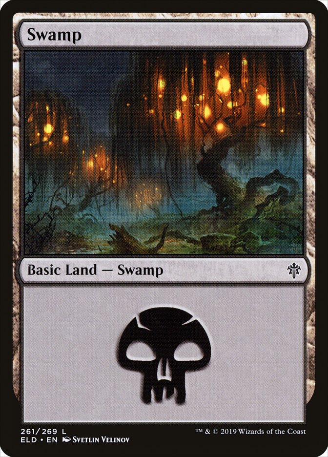 Swamp (261) [Throne of Eldraine] | Gate City Games LLC