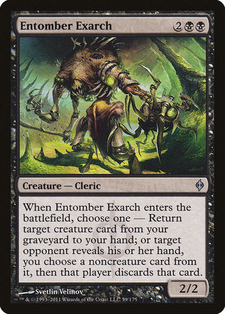 Entomber Exarch [New Phyrexia] | Gate City Games LLC