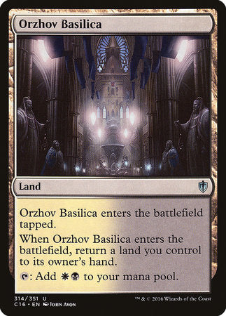 Orzhov Basilica [Commander 2016] | Gate City Games LLC