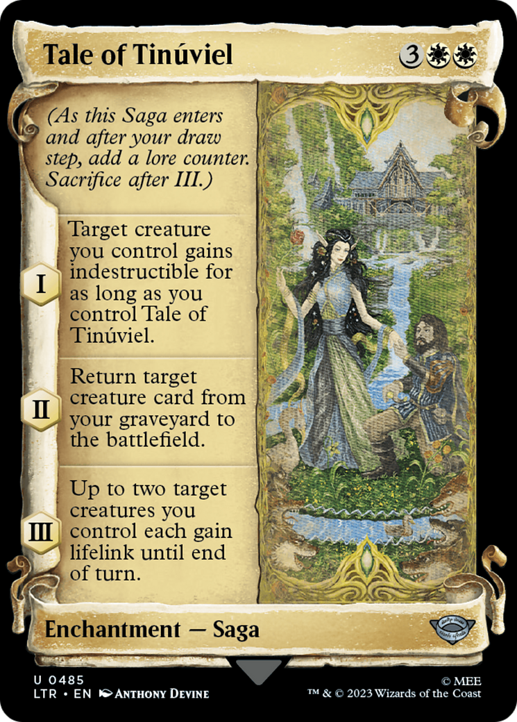 Tale of Tinuviel [The Lord of the Rings: Tales of Middle-Earth Showcase Scrolls] | Gate City Games LLC