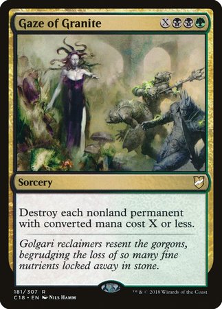 Gaze of Granite [Commander 2018] | Gate City Games LLC