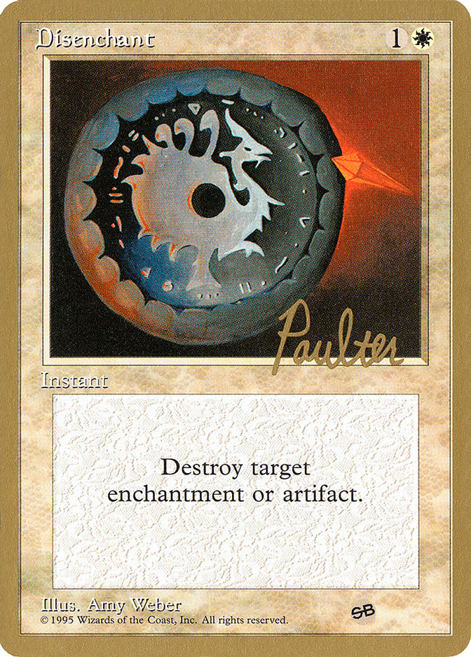 Disenchant (Preston Poulter) (SB) [Pro Tour Collector Set] | Gate City Games LLC
