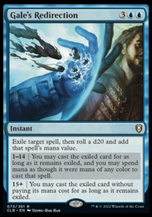 Gale's Redirection [Commander Legends: Battle for Baldur's Gate] | Gate City Games LLC