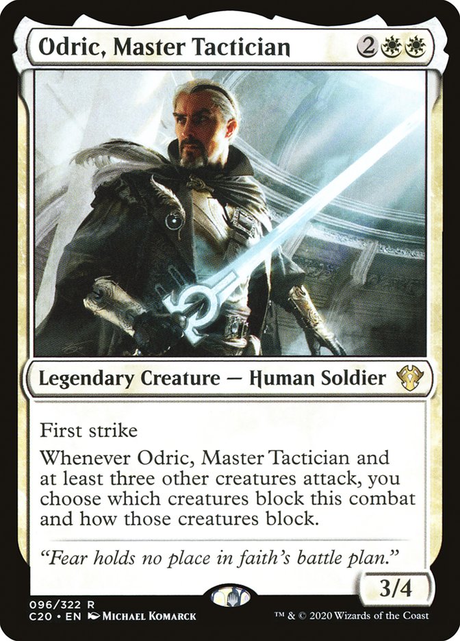 Odric, Master Tactician [Commander 2020] | Gate City Games LLC