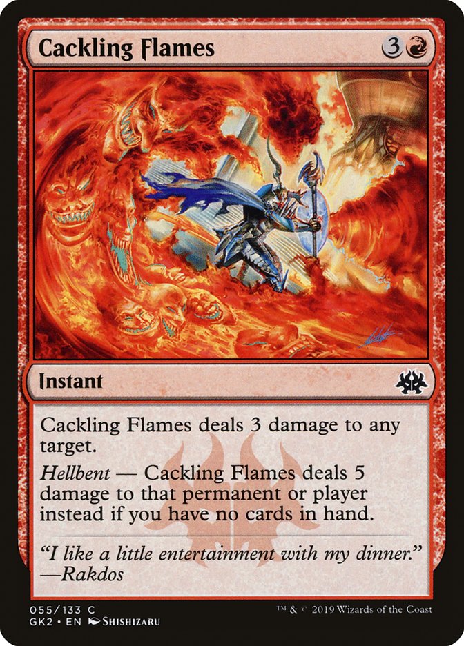 Cackling Flames [Ravnica Allegiance Guild Kit] | Gate City Games LLC