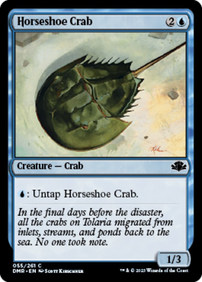 Horseshoe Crab [Dominaria Remastered] | Gate City Games LLC