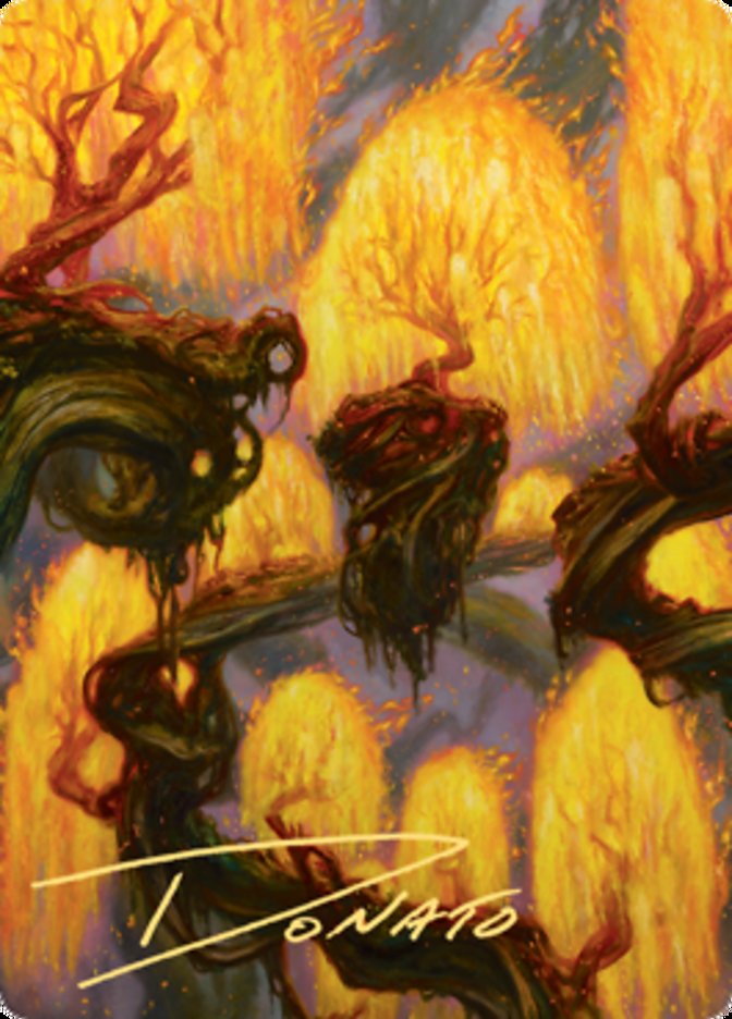 Grove of the Burnwillows Art Card (Gold-Stamped Signature) [Zendikar Rising Art Series] | Gate City Games LLC