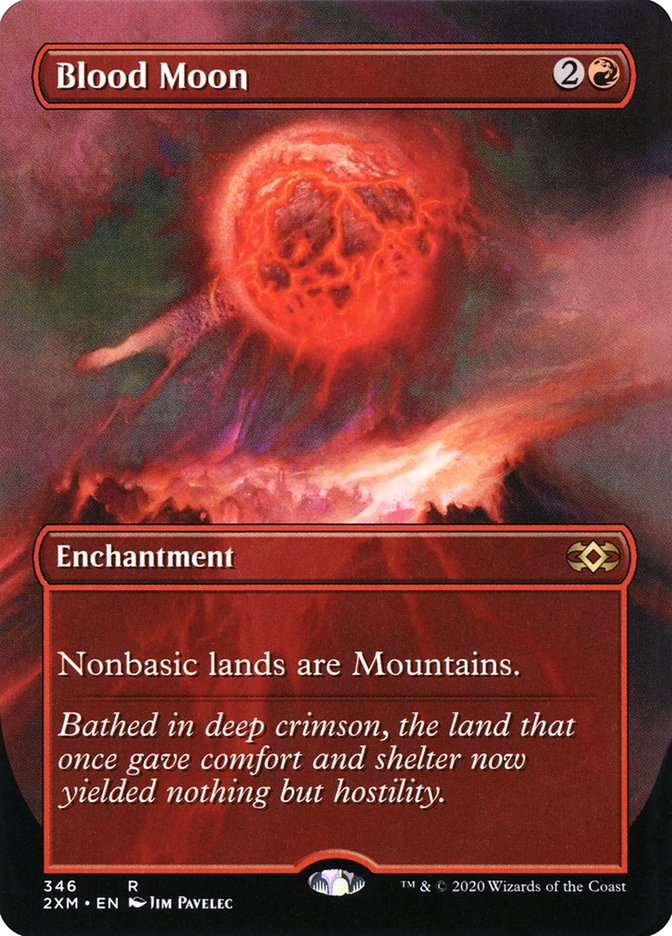 Blood Moon (Borderless) [Double Masters] | Gate City Games LLC