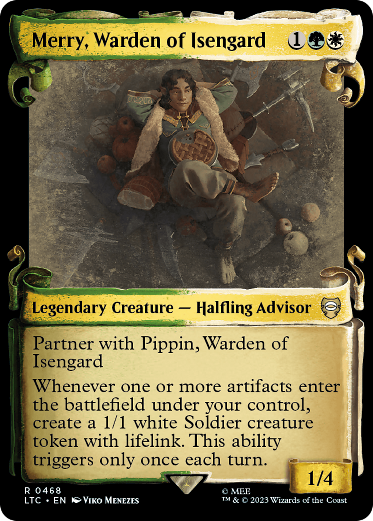 Merry, Warden of Isengard [The Lord of the Rings: Tales of Middle-Earth Commander Showcase Scrolls] | Gate City Games LLC