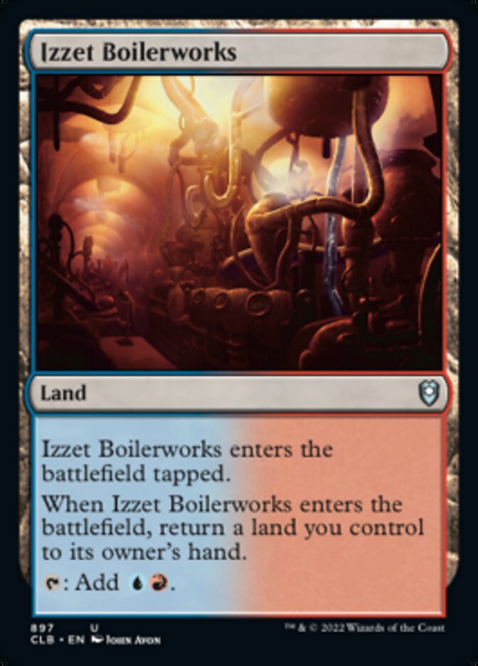 Izzet Boilerworks [Commander Legends: Battle for Baldur's Gate] | Gate City Games LLC