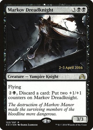 Markov Dreadknight [Shadows over Innistrad Promos] | Gate City Games LLC