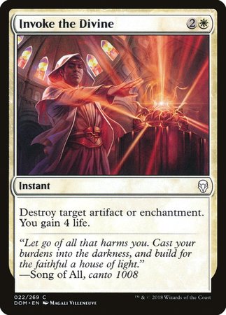 Invoke the Divine [Dominaria] | Gate City Games LLC