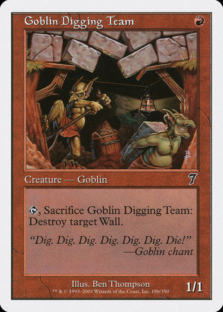 Goblin Digging Team [Seventh Edition] | Gate City Games LLC