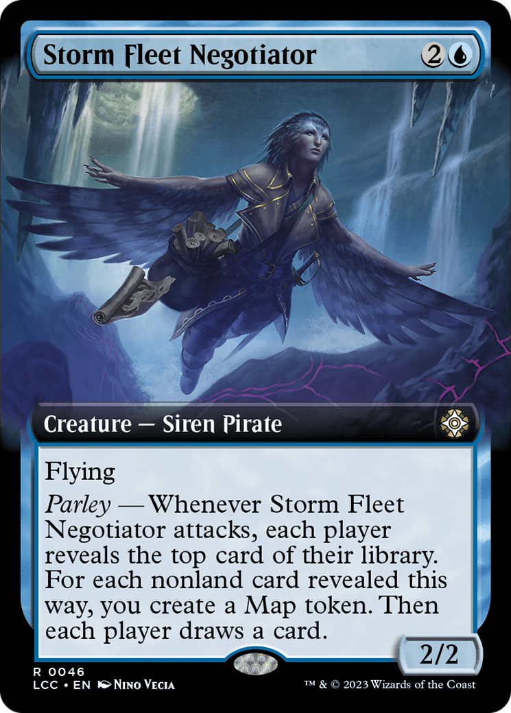 Storm Fleet Negotiator (Extended Art) [The Lost Caverns of Ixalan Commander] | Gate City Games LLC