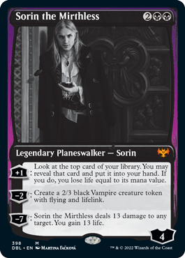 Sorin the Mirthless [Innistrad: Double Feature] | Gate City Games LLC