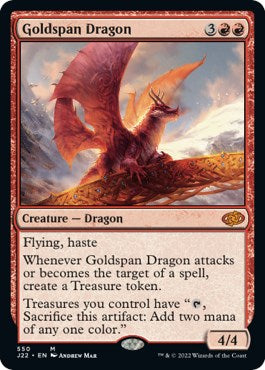 Goldspan Dragon [Jumpstart 2022] | Gate City Games LLC