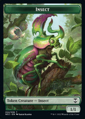 Ogre // Insect Double-sided Token [Streets of New Capenna Commander Tokens] | Gate City Games LLC
