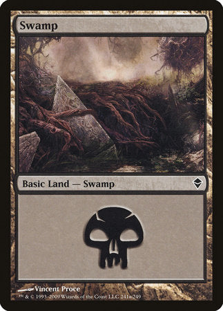 Swamp (241a) [Zendikar] | Gate City Games LLC