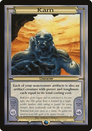 Karn (Oversize) [Vanguard Series] | Gate City Games LLC