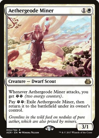 Aethergeode Miner [Aether Revolt] | Gate City Games LLC