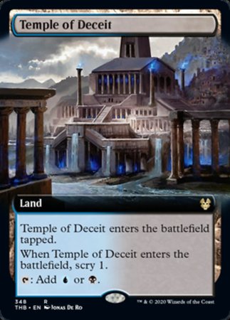 Temple of Deceit (Extended Art) [Theros Beyond Death] | Gate City Games LLC