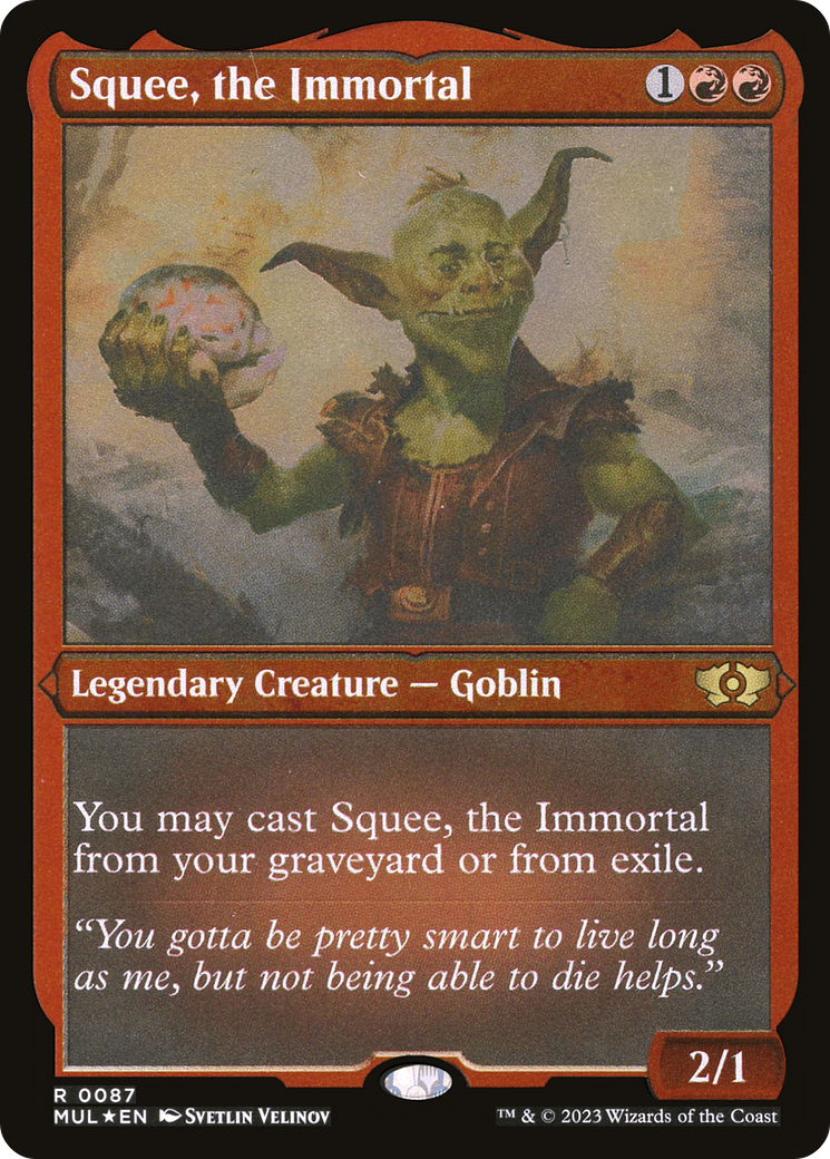 Squee, the Immortal (Foil Etched) [Multiverse Legends] | Gate City Games LLC