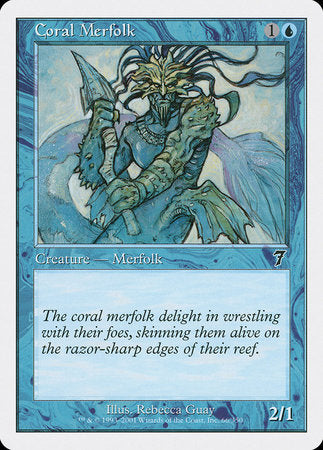 Coral Merfolk [Seventh Edition] | Gate City Games LLC