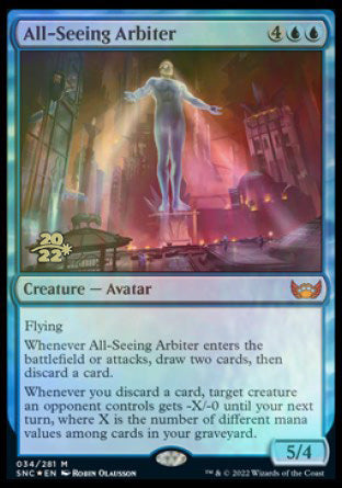 All-Seeing Arbiter [Streets of New Capenna Prerelease Promos] | Gate City Games LLC
