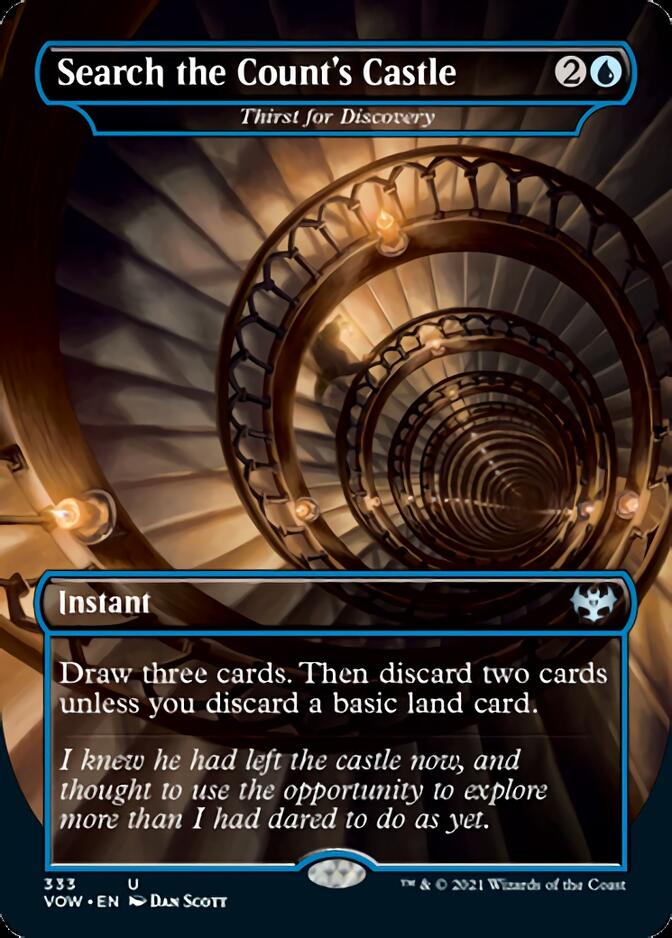 Thirst for Discovery - Search the Count's Castle [Innistrad: Crimson Vow] | Gate City Games LLC