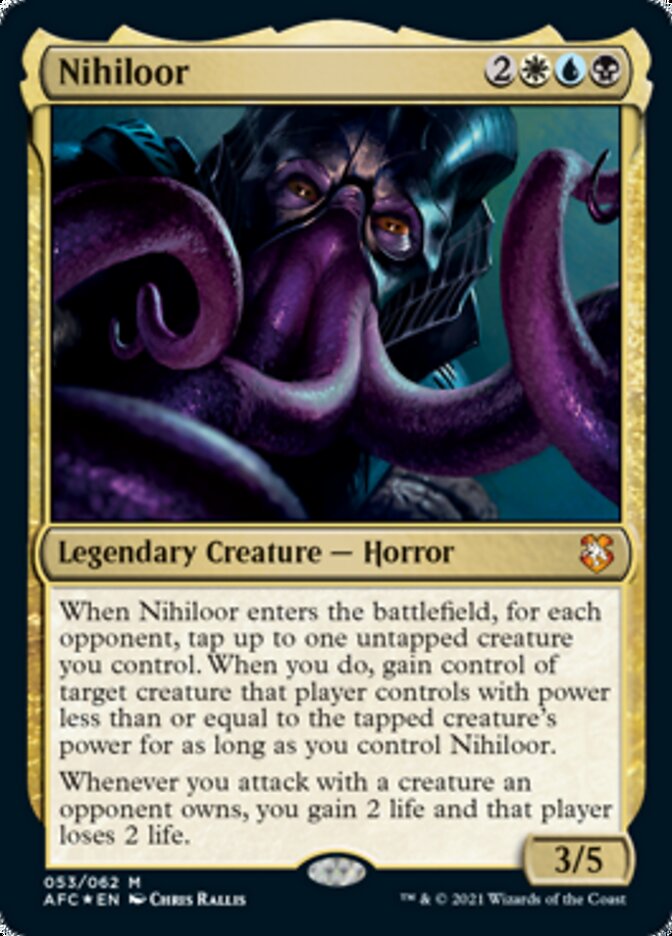 Nihiloor [Dungeons & Dragons: Adventures in the Forgotten Realms Commander] | Gate City Games LLC