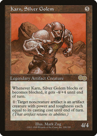 Karn, Silver Golem [Urza's Saga] | Gate City Games LLC