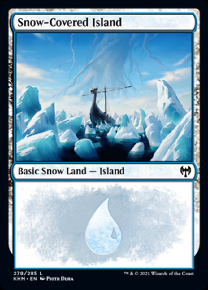 Snow-Covered Island (278) [Kaldheim] | Gate City Games LLC