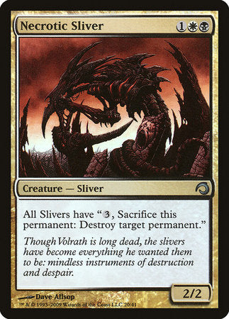 Necrotic Sliver [Premium Deck Series: Slivers] | Gate City Games LLC