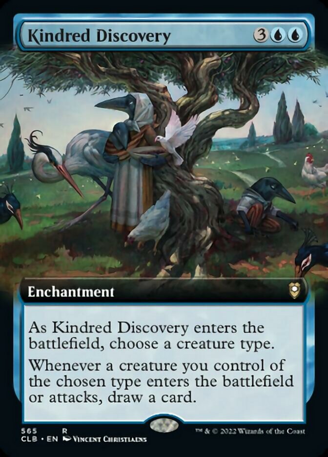 Kindred Discovery (Extended Art) [Commander Legends: Battle for Baldur's Gate] | Gate City Games LLC