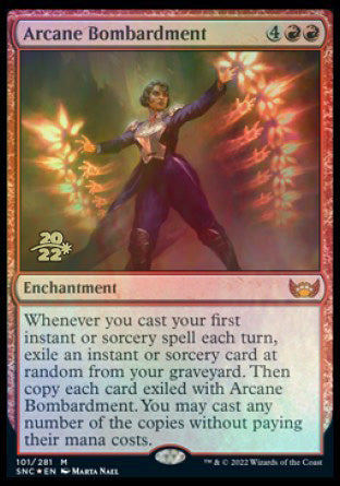 Arcane Bombardment [Streets of New Capenna Prerelease Promos] | Gate City Games LLC