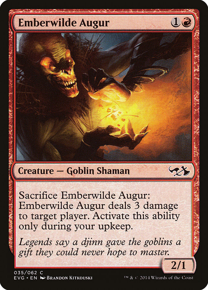 Emberwilde Augur (Elves vs. Goblins) [Duel Decks Anthology] | Gate City Games LLC