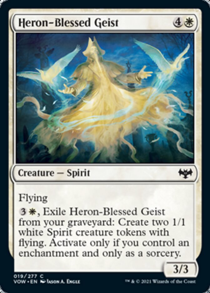 Heron-Blessed Geist [Innistrad: Crimson Vow] | Gate City Games LLC