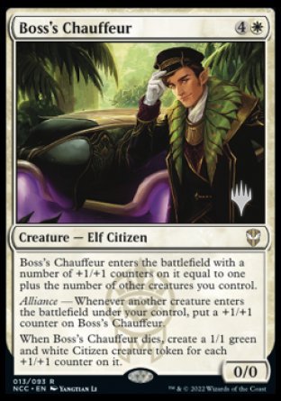 Boss's Chauffeur (Promo Pack) [Streets of New Capenna Commander Promos] | Gate City Games LLC