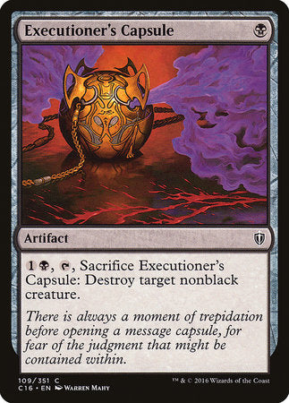 Executioner's Capsule [Commander 2016] | Gate City Games LLC
