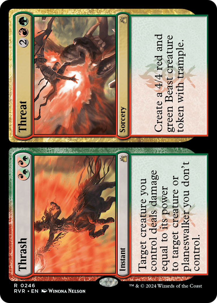 Thrash // Threat [Ravnica Remastered] | Gate City Games LLC