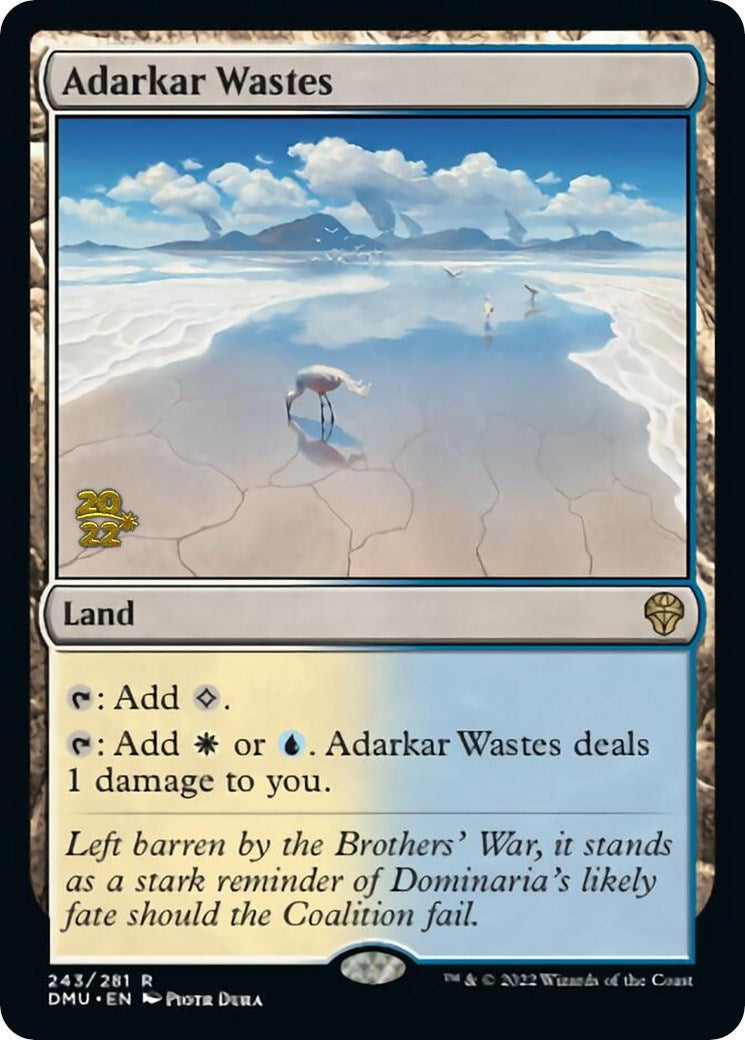 Adarkar Wastes [Dominaria United Prerelease Promos] | Gate City Games LLC