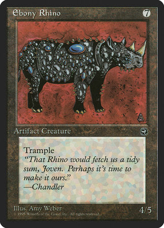 Ebony Rhino [Homelands] | Gate City Games LLC