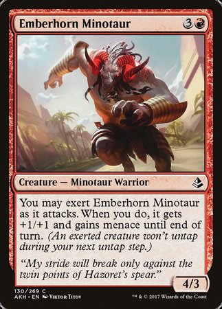 Emberhorn Minotaur [Amonkhet] | Gate City Games LLC