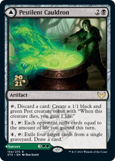 Pestilent Cauldron // Restorative Burst [Strixhaven: School of Mages Prerelease Promos] | Gate City Games LLC