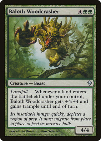 Baloth Woodcrasher [Zendikar] | Gate City Games LLC