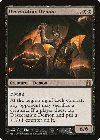 Desecration Demon [Return to Ravnica] | Gate City Games LLC
